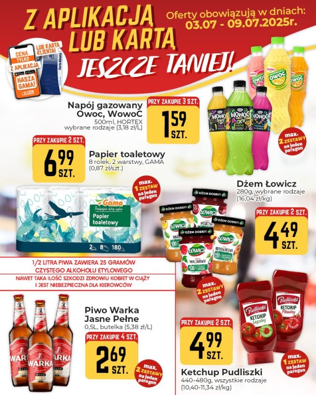 Społem Częstochowa - gazetka promocyjna Społem poleca! od czwartku 03.07 do środy 09.07 - strona 2