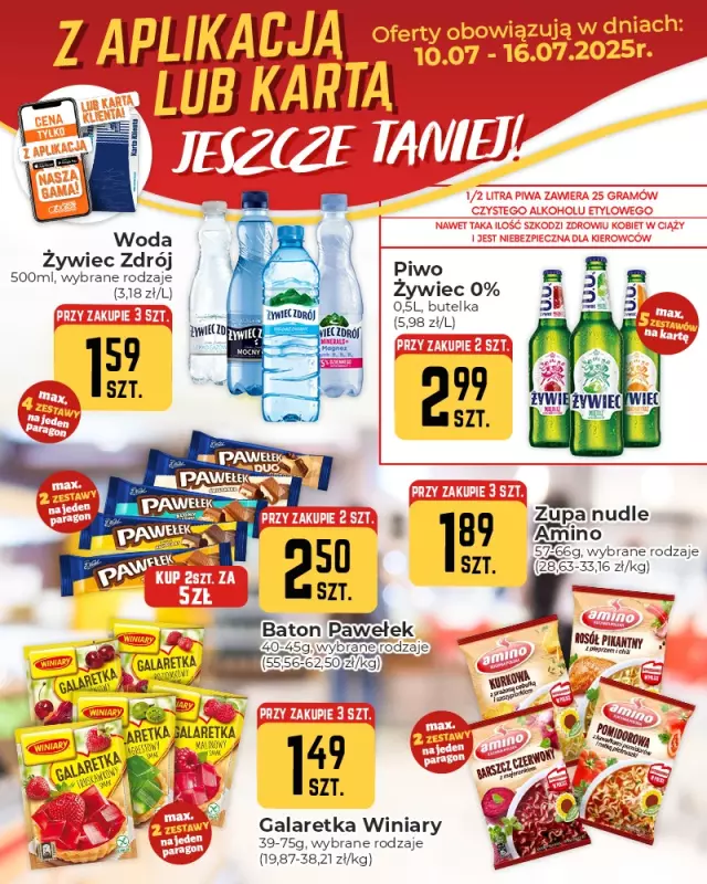Społem Częstochowa - gazetka promocyjna Plakaty promocyjne od czwartku 10.07 do środy 16.07 - strona 2