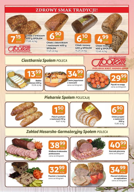 Społem Częstochowa - gazetka promocyjna Gazetka od czwartku 07.08 do wtorku 19.08 - strona 2