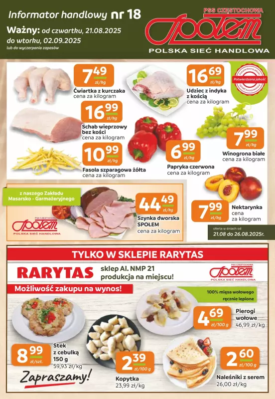 Społem Częstochowa - gazetka promocyjna Gazetka  