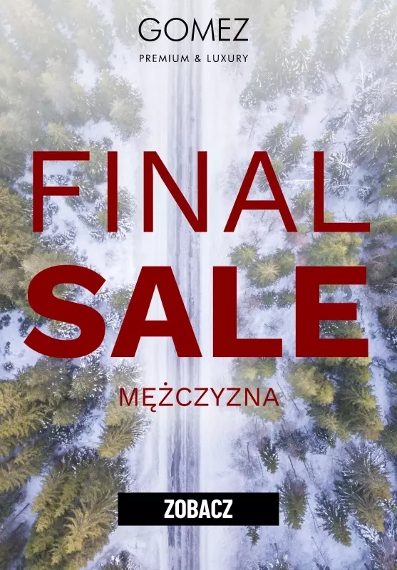 Gomez - gazetka promocyjna Final Sale | Mężczyzna od piątku 24.01 do czwartku 30.01