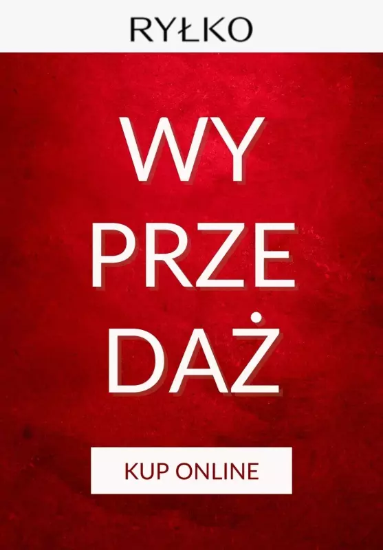 Ryłko - gazetka promocyjna WYPRZEDAŻ butów od poniedziałku 10.02 