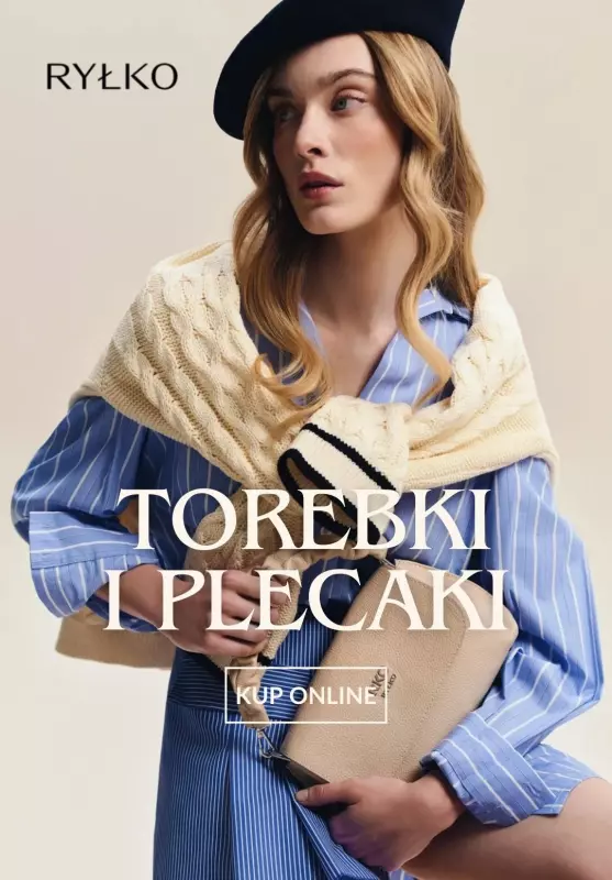 Ryłko - gazetka promocyjna Torebki i plecaki od piątku 16.05 