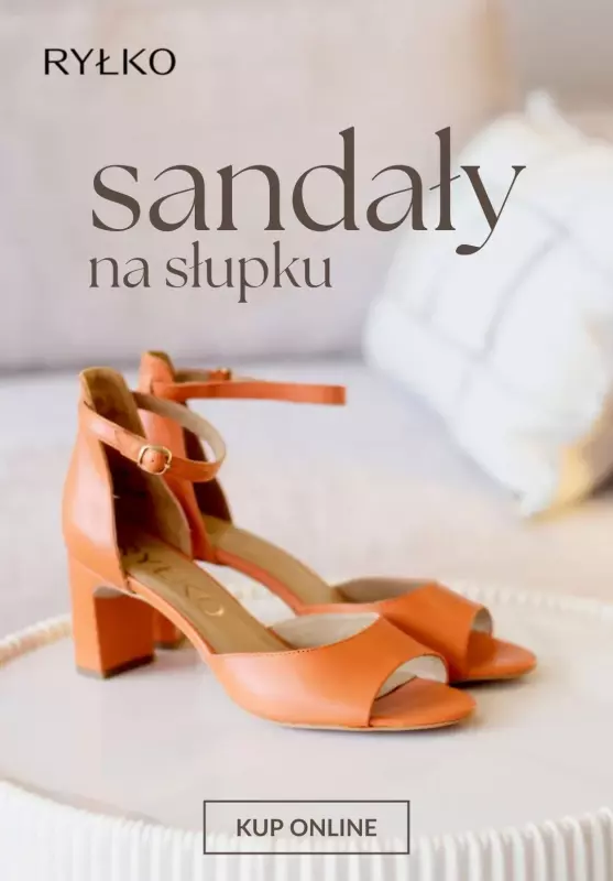 Ryłko - gazetka promocyjna Sandały na słupku od piątku 23.05 