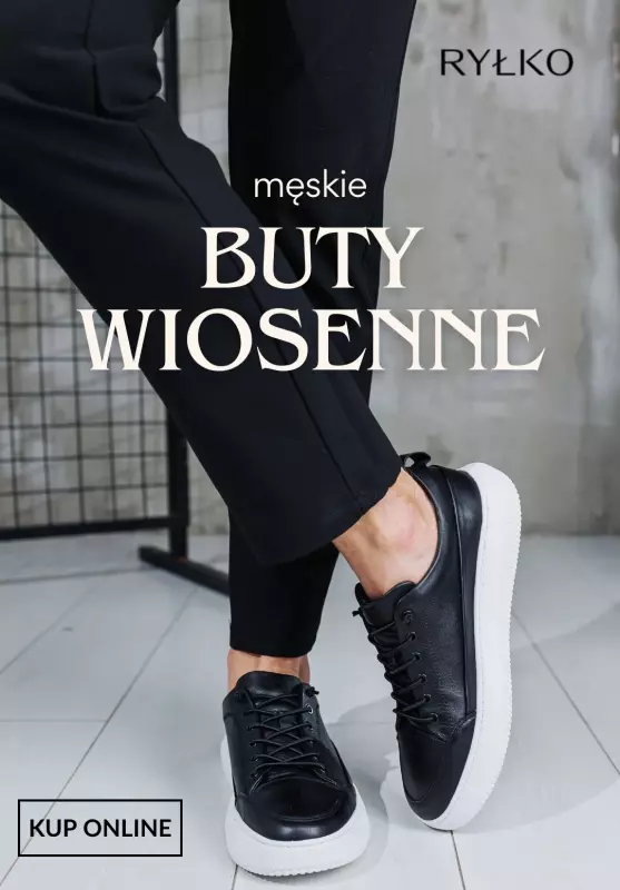 Ryłko - gazetka promocyjna Wiosenne półbuty męskie  