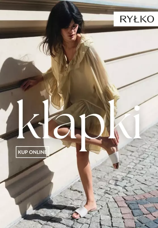 Ryłko - gazetka promocyjna Klapki dla niej od poniedziałku 02.06 