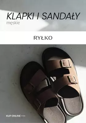 Ryłko - gazetka promocyjna Klapki i sandały męskie od piątku 06.06 