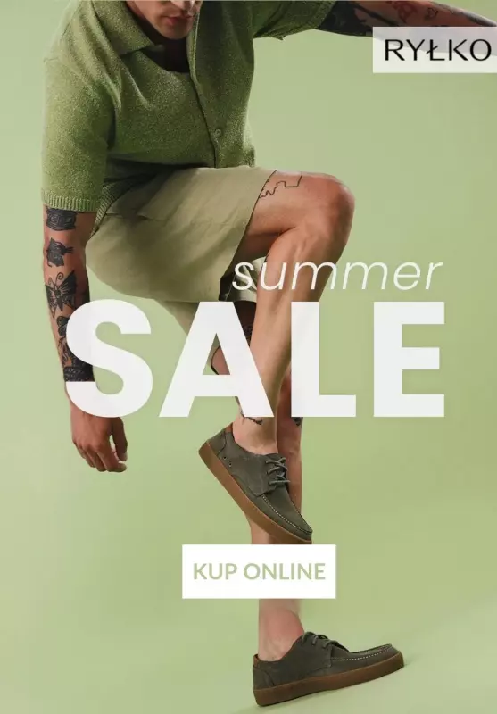 Ryłko - gazetka promocyjna Summer SALE - dla niego od piątku 13.06 do piątku 20.06