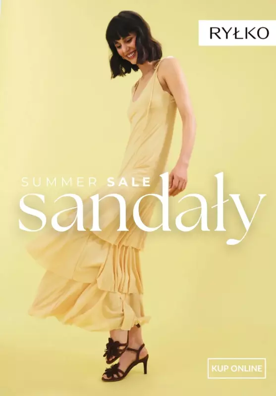Ryłko - gazetka promocyjna SUMMER SALE - sandały damskie od wtorku 24.06 