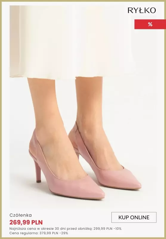 Ryłko - gazetka promocyjna Czółenka slingback - PROMOCJE od piątku 25.07  - strona 4