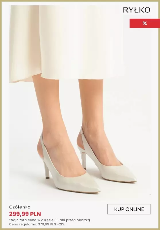 Ryłko - gazetka promocyjna Czółenka slingback - PROMOCJE   - strona 3