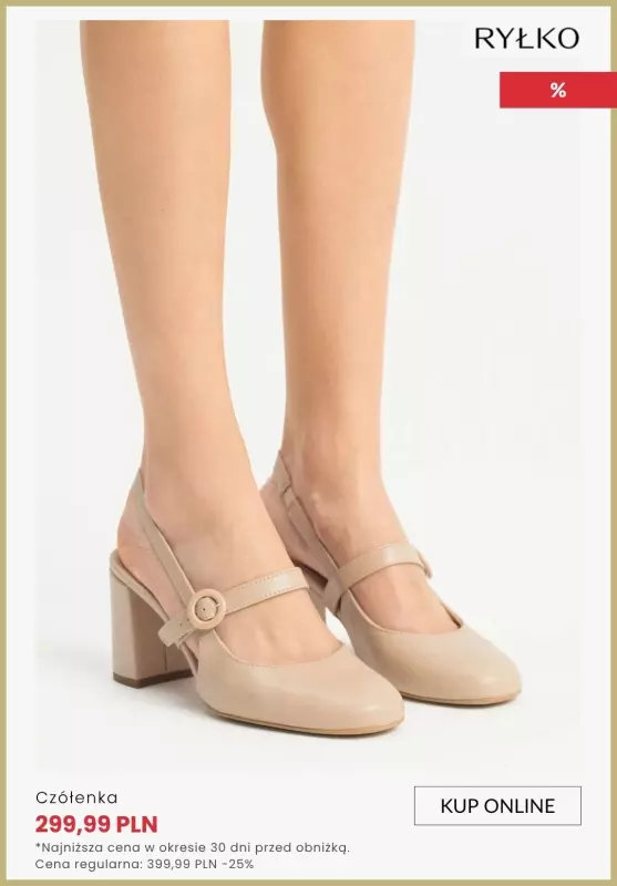 Ryłko - gazetka promocyjna Czółenka slingback - PROMOCJE   - strona 2