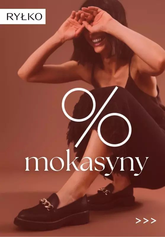 Ryłko - gazetka promocyjna Mokasyny damskie - PROMOCJE od wtorku 29.07 