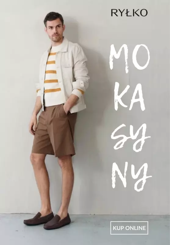 Ryłko - gazetka promocyjna Męskie MOKASYNY  