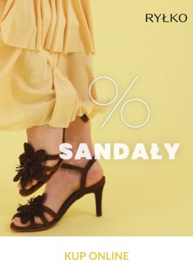 Ryłko - gazetka promocyjna Sandały na obcasie - PROMOCJE od czwartku 14.08 