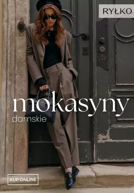 Ryłko - gazetka promocyjna Mokasyny damskie od poniedziałku 18.08 
