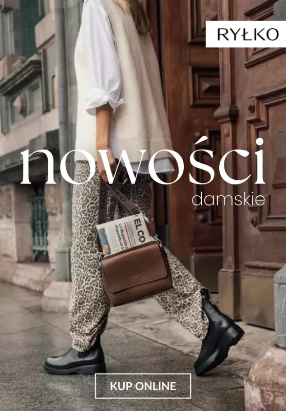 Ryłko - gazetka promocyjna NOWOŚCI dla niej od środy 27.08 