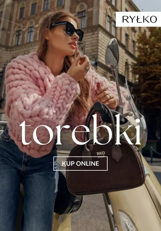 Ryłko - gazetka promocyjna Torebki w super cenach! od poniedziałku 01.09 