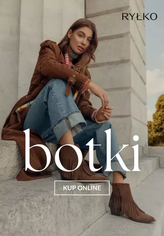 Ryłko - gazetka promocyjna Botki damskie od środy 17.09 
