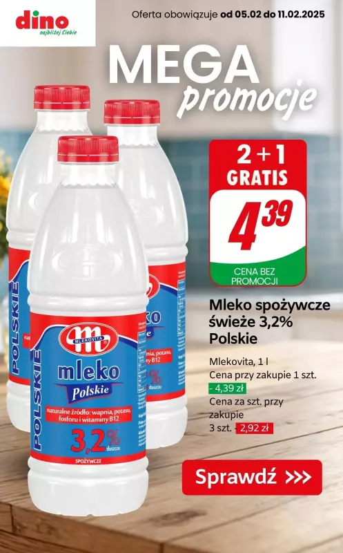 #Wasz wybór - gazetka promocyjna Dino | MEGA promocje! od środy 05.02 do wtorku 11.02