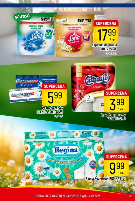 Delikatesy Piotruś Pan - gazetka promocyjna Gazetka od czwartku 24.04 do piątku 02.05 - strona 27