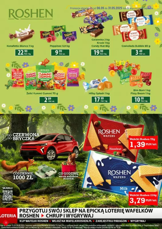 Delikatesy Piotruś Pan - gazetka promocyjna Gazetka od środy 07.05 do soboty 31.05 - strona 20