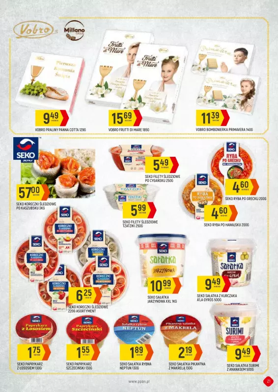 Delikatesy Piotruś Pan - gazetka promocyjna Gazetka od środy 07.05 do soboty 31.05 - strona 21