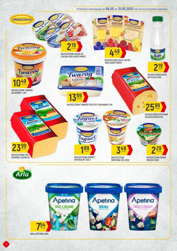Delikatesy Piotruś Pan - gazetka promocyjna Gazetka od środy 07.05 do soboty 31.05 - strona 6