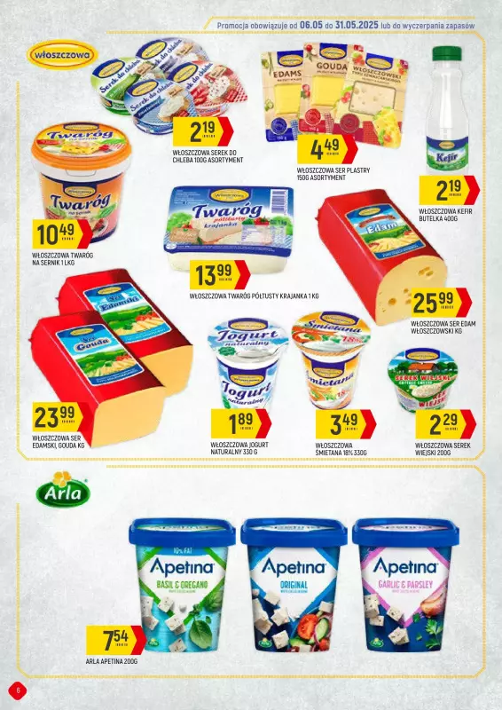 Delikatesy Piotruś Pan - gazetka promocyjna Gazetka od środy 07.05 do soboty 31.05 - strona 6