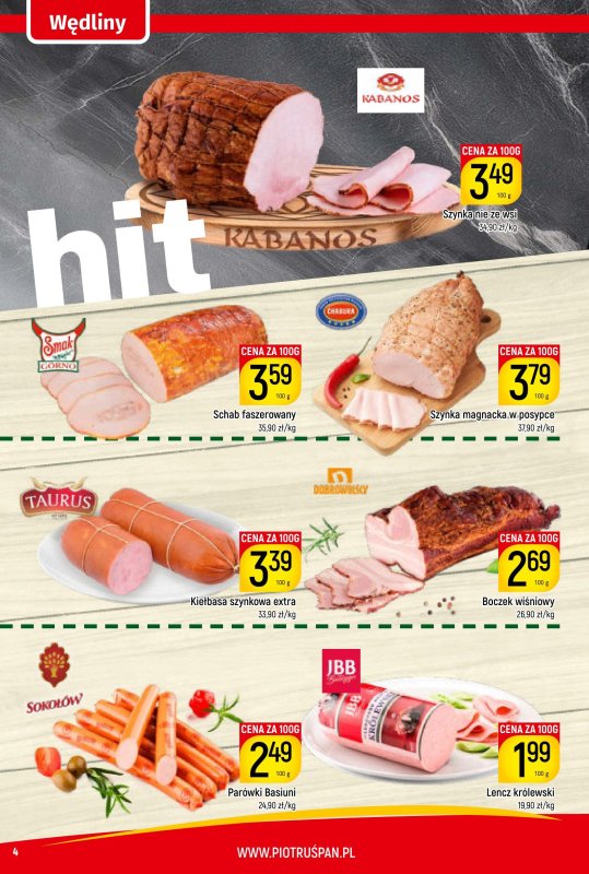 Delikatesy Piotruś Pan - gazetka promocyjna Gazetka od czwartku 08.05 do soboty 17.05 - strona 4