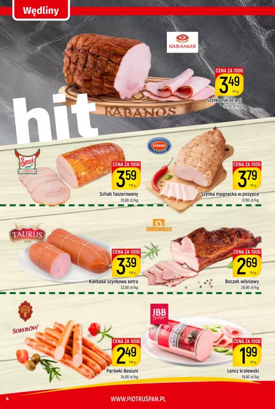 Delikatesy Piotruś Pan - gazetka promocyjna Gazetka od czwartku 08.05 do soboty 17.05 - strona 4