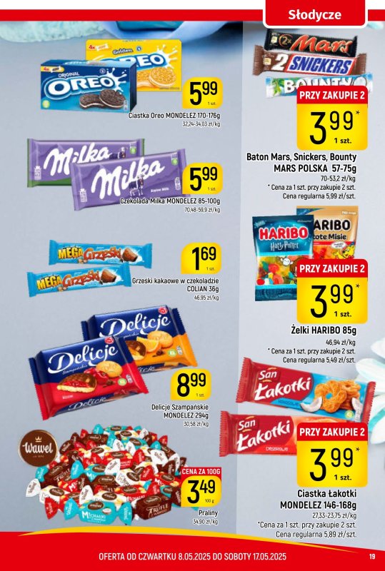 Delikatesy Piotruś Pan - gazetka promocyjna Gazetka od czwartku 08.05 do soboty 17.05 - strona 19