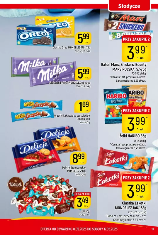 Delikatesy Piotruś Pan - gazetka promocyjna Gazetka od czwartku 08.05 do soboty 17.05 - strona 19