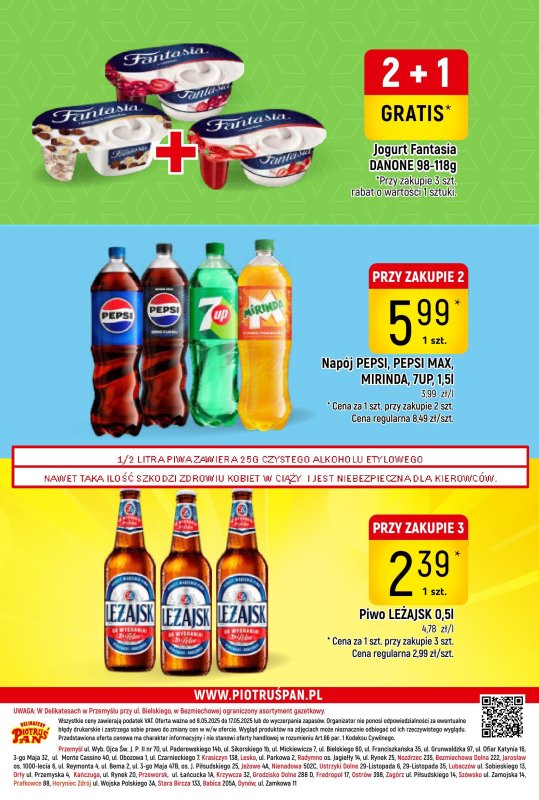 Delikatesy Piotruś Pan - gazetka promocyjna Gazetka od czwartku 08.05 do soboty 17.05 - strona 28