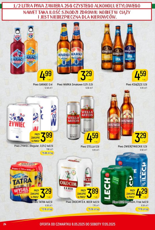 Delikatesy Piotruś Pan - gazetka promocyjna Gazetka od czwartku 08.05 do soboty 17.05 - strona 24