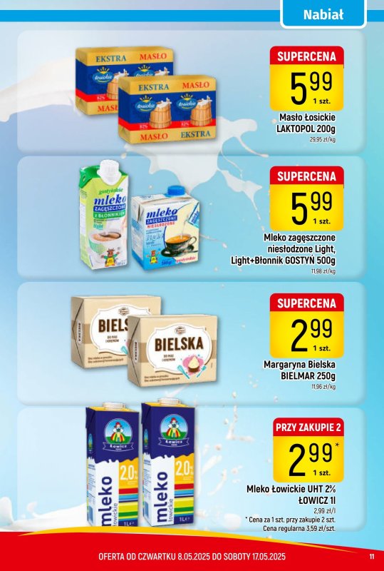 Delikatesy Piotruś Pan - gazetka promocyjna Gazetka od czwartku 08.05 do soboty 17.05 - strona 11