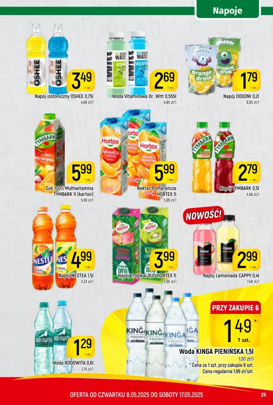 Delikatesy Piotruś Pan - gazetka promocyjna Gazetka od czwartku 08.05 do soboty 17.05 - strona 25