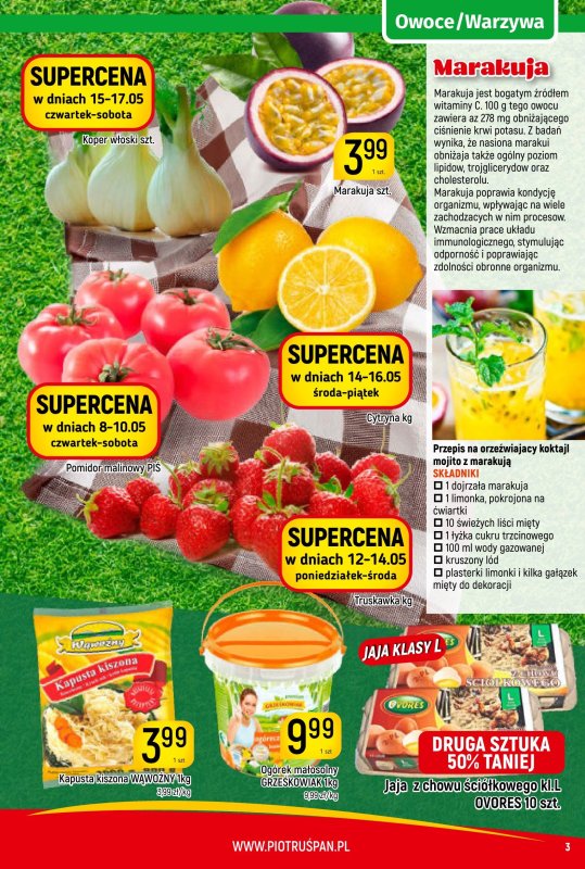Delikatesy Piotruś Pan - gazetka promocyjna Gazetka od czwartku 08.05 do soboty 17.05 - strona 3