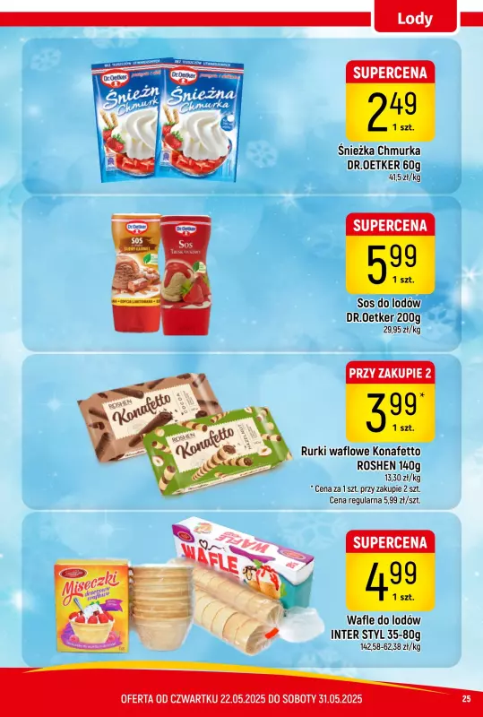 Delikatesy Piotruś Pan - gazetka promocyjna Gazetka od czwartku 22.05 do soboty 31.05 - strona 25