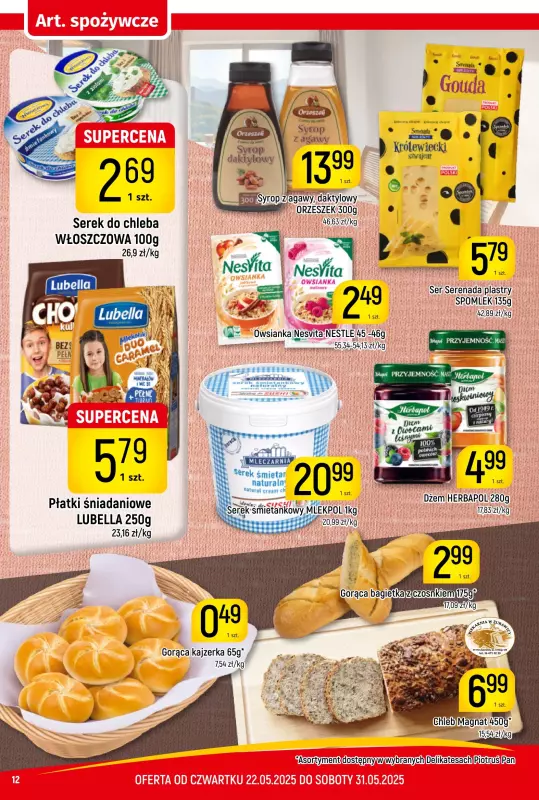 Delikatesy Piotruś Pan - gazetka promocyjna Gazetka od czwartku 22.05 do soboty 31.05 - strona 12
