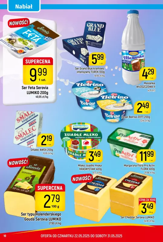Delikatesy Piotruś Pan - gazetka promocyjna Gazetka od czwartku 22.05 do soboty 31.05 - strona 10