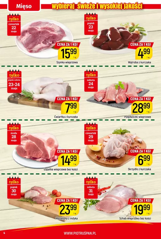 Delikatesy Piotruś Pan - gazetka promocyjna Gazetka od czwartku 22.05 do soboty 31.05 - strona 4