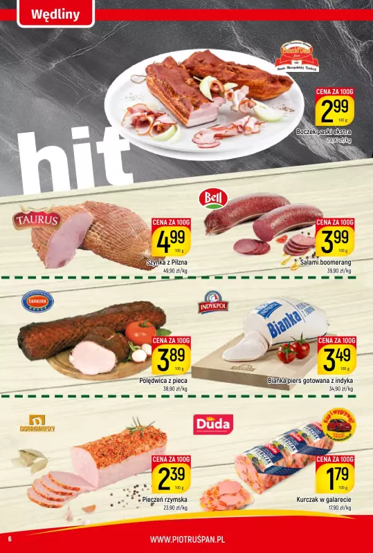 Delikatesy Piotruś Pan - gazetka promocyjna Gazetka od czwartku 22.05 do soboty 31.05 - strona 6