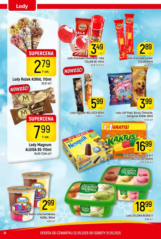 Delikatesy Piotruś Pan - gazetka promocyjna Gazetka od czwartku 22.05 do soboty 31.05 - strona 24