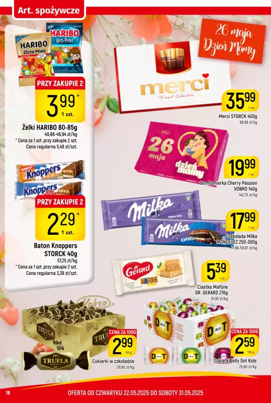 Delikatesy Piotruś Pan - gazetka promocyjna Gazetka od czwartku 22.05 do soboty 31.05 - strona 18