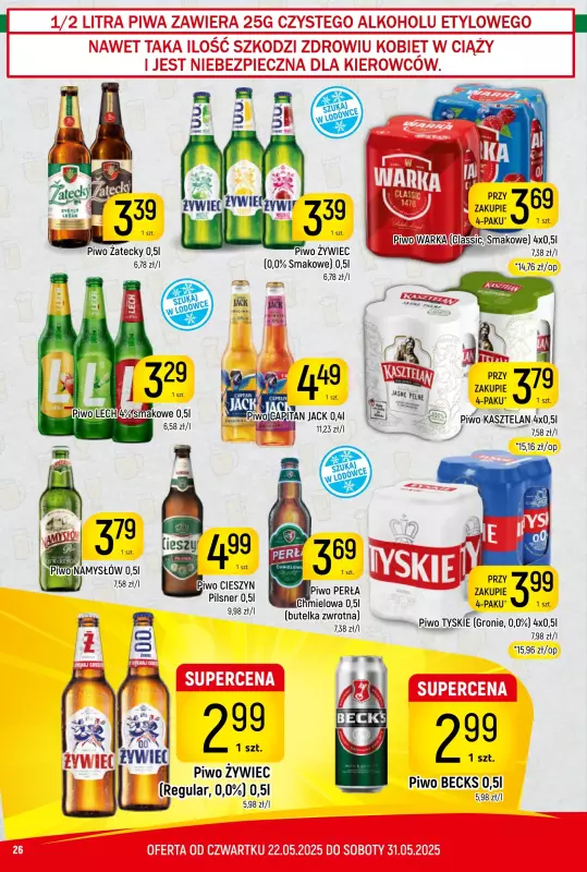 Delikatesy Piotruś Pan - gazetka promocyjna Gazetka od czwartku 22.05 do soboty 31.05 - strona 26