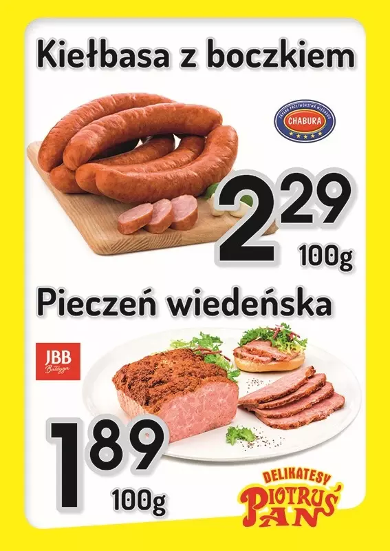 Delikatesy Piotruś Pan - gazetka promocyjna Plakaty od środy 04.06 do środy 11.06