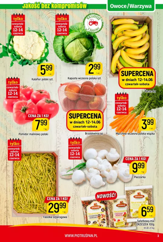 Delikatesy Piotruś Pan - gazetka promocyjna Gazetka od czwartku 05.06 do soboty 14.06 - strona 3