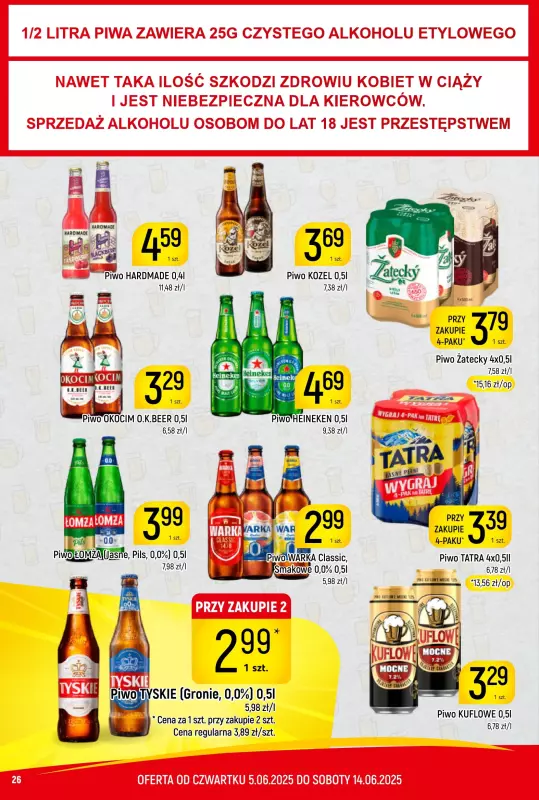 Delikatesy Piotruś Pan - gazetka promocyjna Gazetka od czwartku 05.06 do soboty 14.06 - strona 26