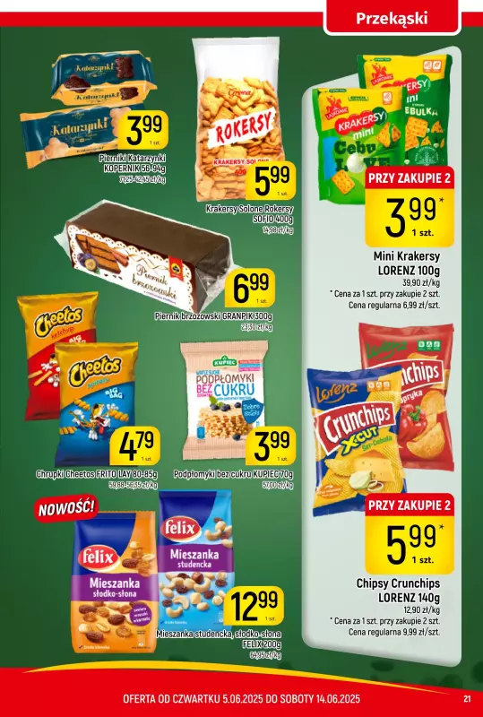 Delikatesy Piotruś Pan - gazetka promocyjna Gazetka od czwartku 05.06 do soboty 14.06 - strona 21